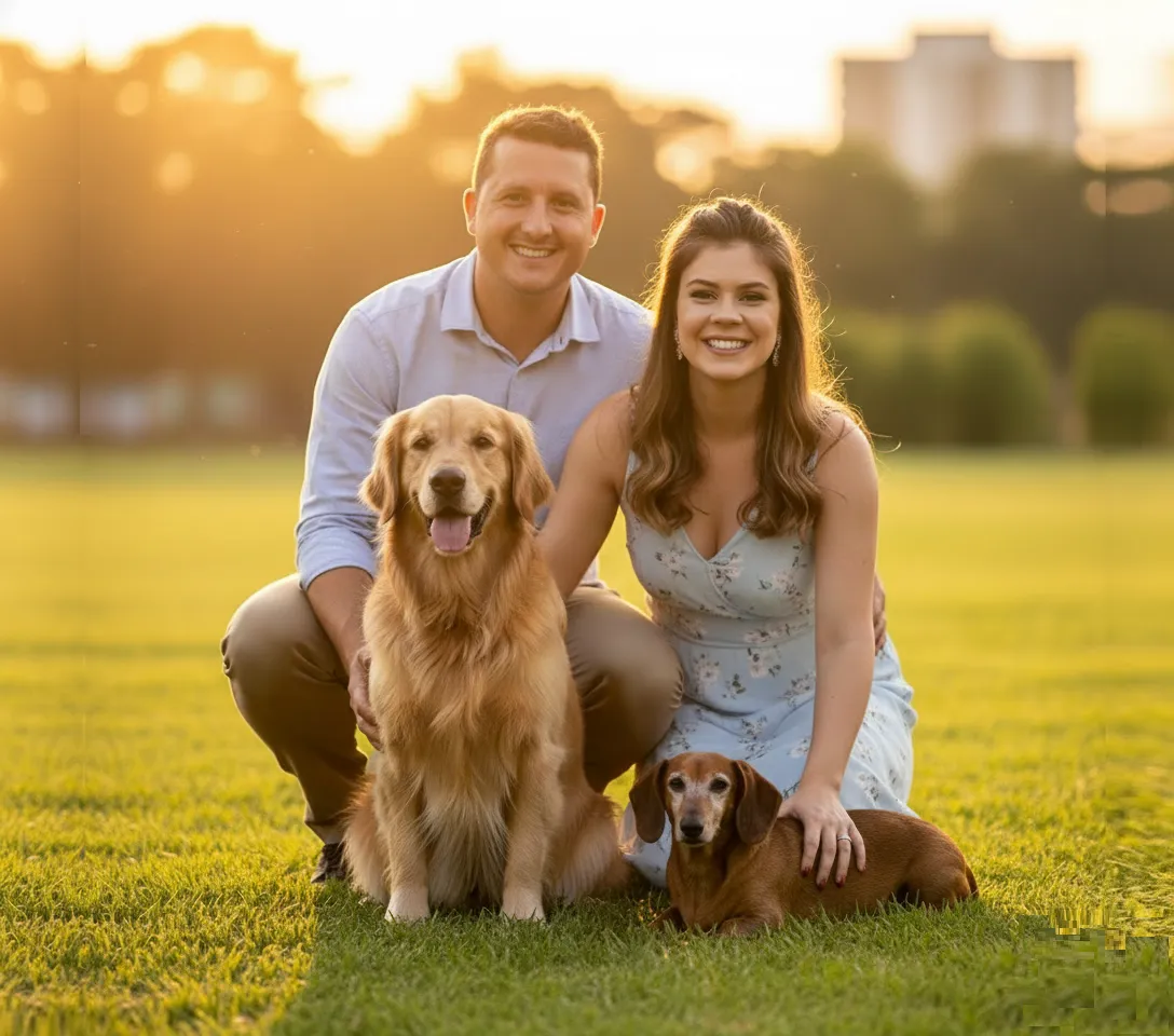 Fundadores RIP PET - Adriele e Carlos Eduardo