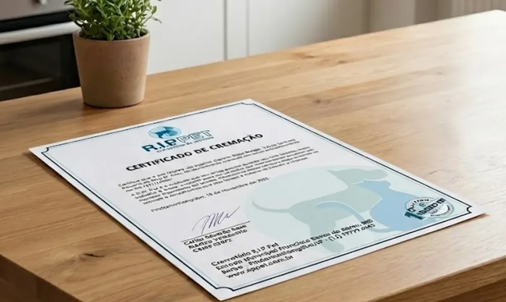 Certificado de cremação